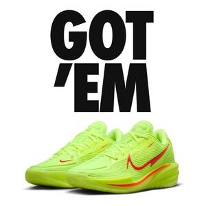 Nike G.T. Cut EYBL Men's Shoes - Neon Yellow and Red